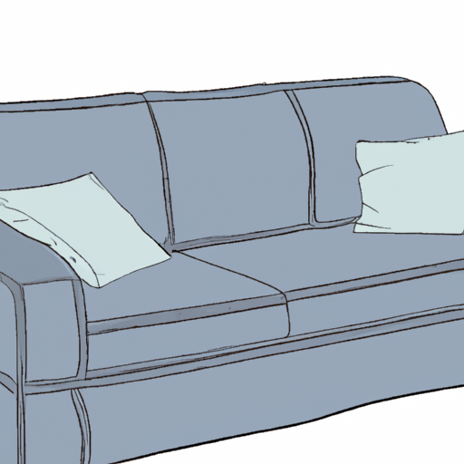 איור המראה כיסוי ספה מצויד היטב על ספת חוץ, תוך שימת דגש על עיצובה